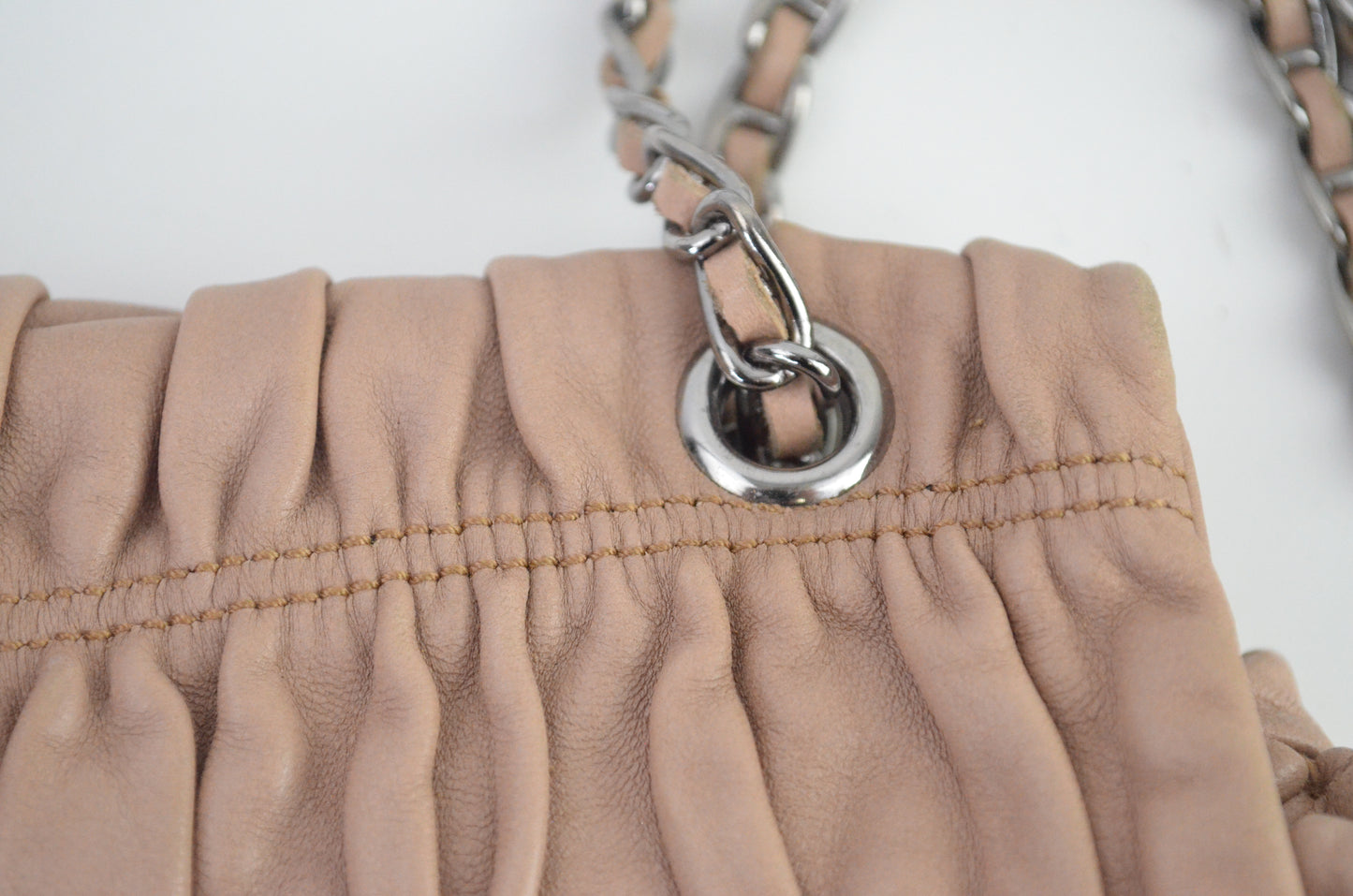 Prada Pink Tessuto Gaufre Shoulder Bag