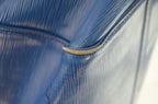 Louis Vuitton Keepall Reisetasche Epi Leder Blau Vintage