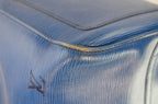 Louis Vuitton Keepall Reisetasche Epi Leder Blau Vintage