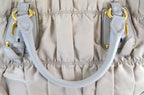 Prada Tessuto Gaufre Tote Nylon Beige