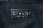 Chanel Deauville Tote Beige Canvas Schwarz