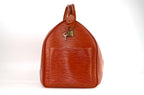 Louis Vuitton Speedy Handtasche Epi Leder Cognac Braun Vintage
