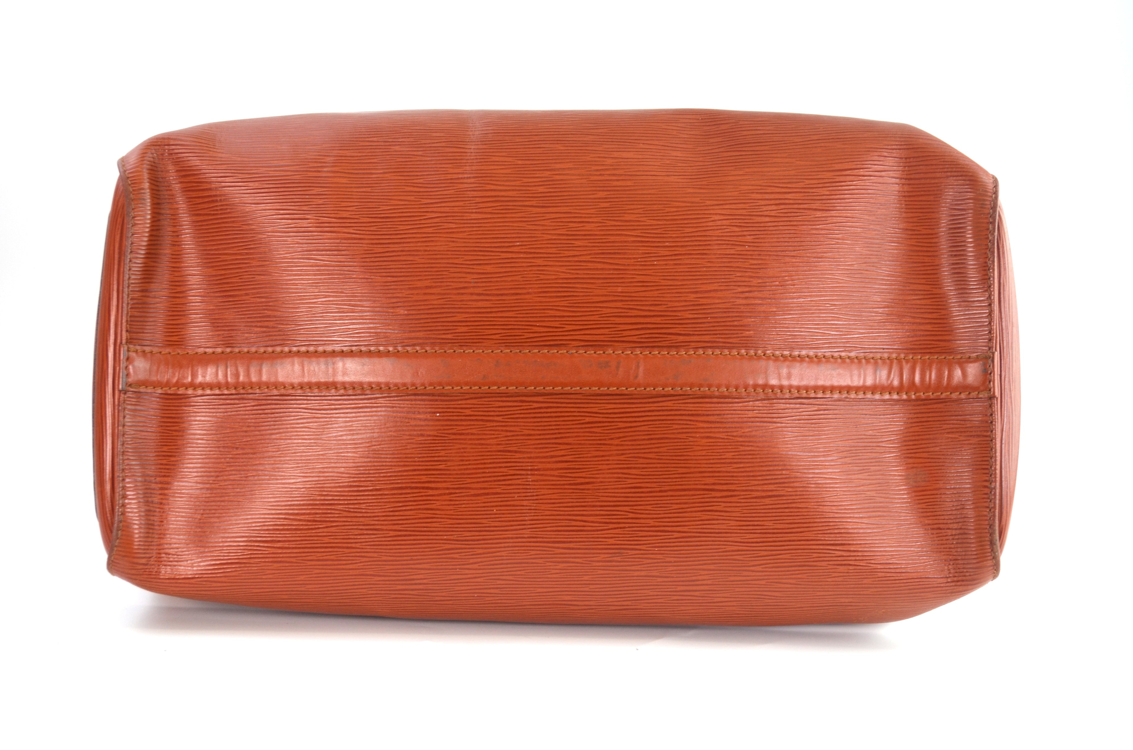 Louis Vuitton Speedy Handtasche Epi Leder Cognac Braun Vintage