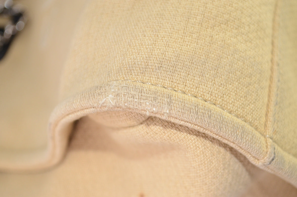 Chanel Deauville Tote Beige Canvas Schwarz