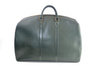 Louis Vuitton Kendall Reisetasche Taiga Leder Grün Vintage