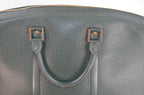 Louis Vuitton Kendall Reisetasche Taiga Leder Grün Vintage