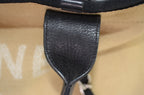 Chanel Deauville Tote Beige Canvas Schwarz