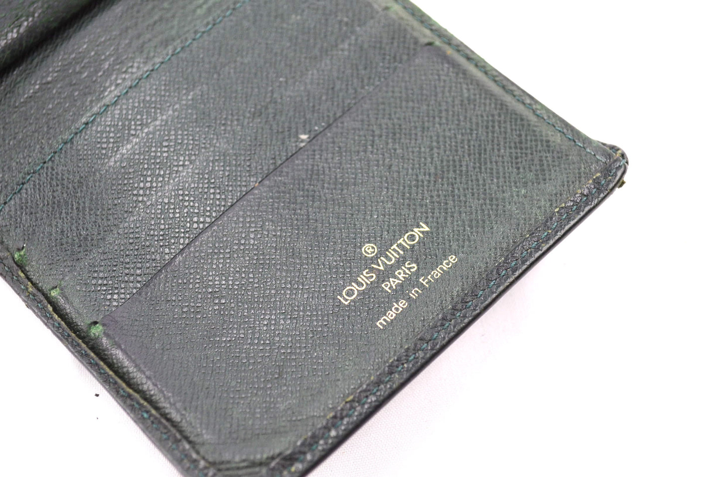 Louis Vuitton Wallet Geldbeutel Epi Leder dunkelgrün