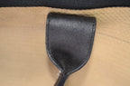 Chanel Deauville Tote Beige Canvas Schwarz