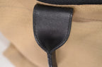 Chanel Deauville Tote Beige Canvas Schwarz