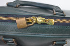 Louis Vuitton Kendall Reisetasche Taiga Leder Grün Vintage