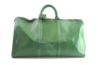 Louis Vuitton Keepall Epi Leder Grün Reisetasche
