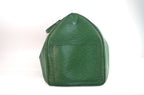Louis Vuitton Keepall Epi Leder Grün Reisetasche