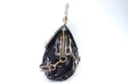 Gucci Bamboo Pop Lackleder Schwarz Metallic
