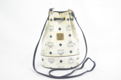 MCM Mini Drawstring Bucket Bag