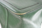 Louis Vuitton Keepall Epi Leder Grün Reisetasche