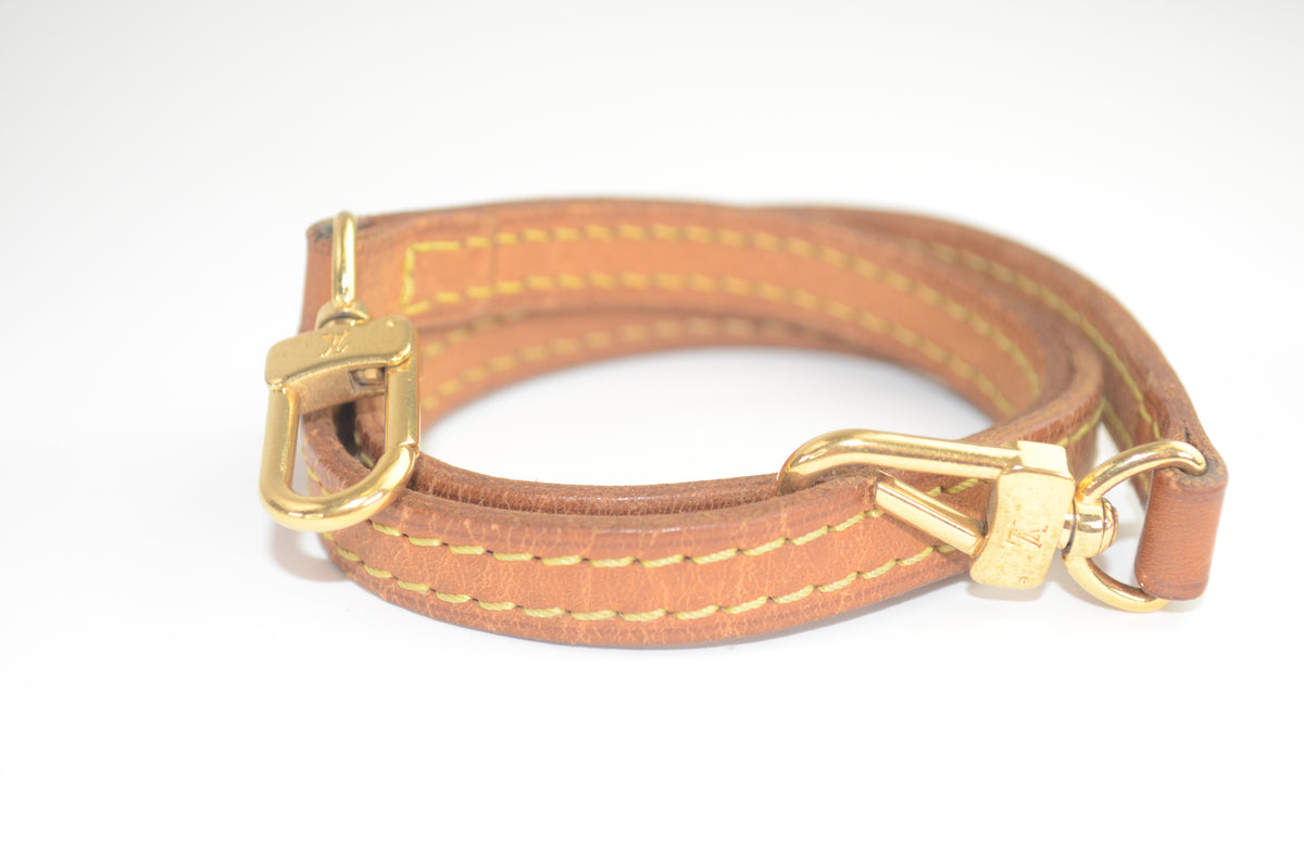 Louis Vuitton Schulterriemen Vachetta Leder Braun