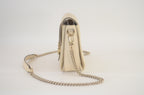 Gucci Interlocking G Shoulder Bag Leder Creme