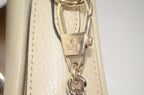Gucci Interlocking G Shoulder Bag Leder Creme