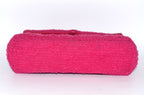 Saint Laurent Toy Loulou Puffer Bouclé Tweed Pink