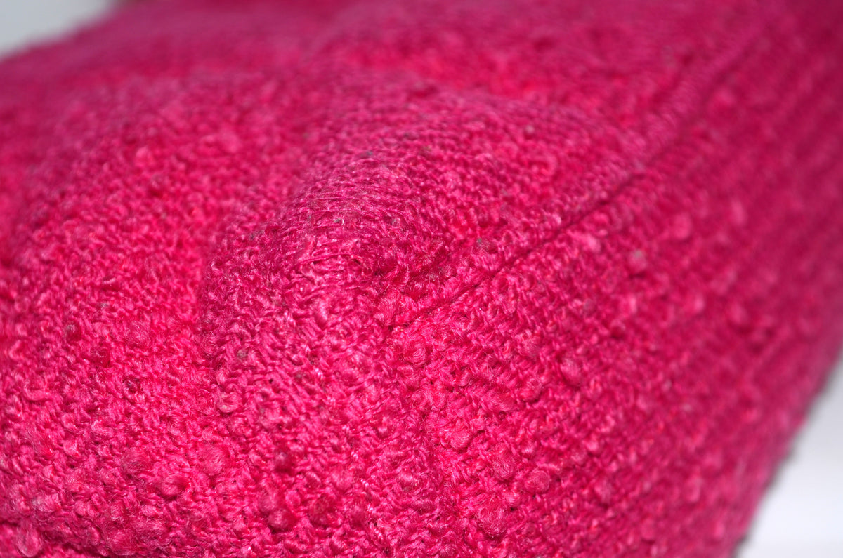 Saint Laurent Toy Loulou Puffer Bouclé Tweed Pink