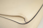 Gucci Interlocking G Shoulder Bag Leder Creme