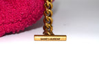 Saint Laurent Toy Loulou Puffer Bouclé Tweed Pink