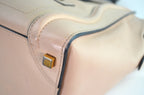 Celine Luggage Tote Bag Leder Beige Schwarz
