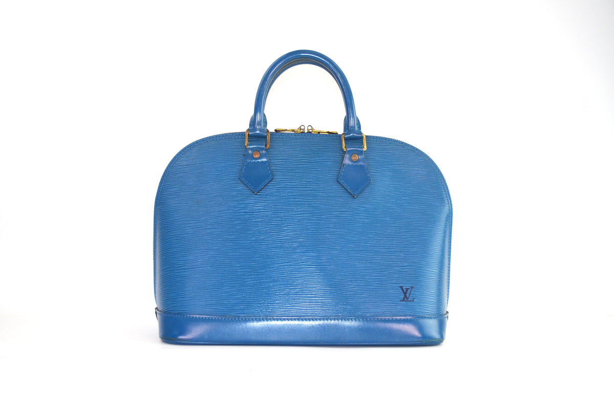 Louis Vuitton Alma Epi Leder Blau
