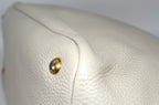 Prada Vitello Daino Tote Bag Weiß