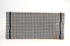 Dior Book Tote Large Houndstooth Schwarz Weiß