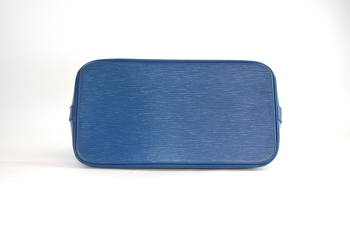 Louis Vuitton Alma Epi Leder Blau