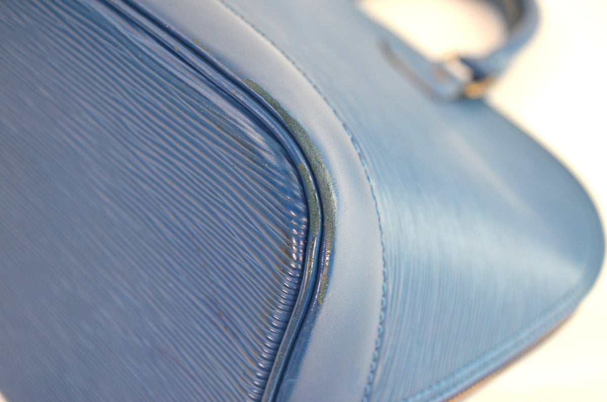 Louis Vuitton Alma Epi Leder Blau