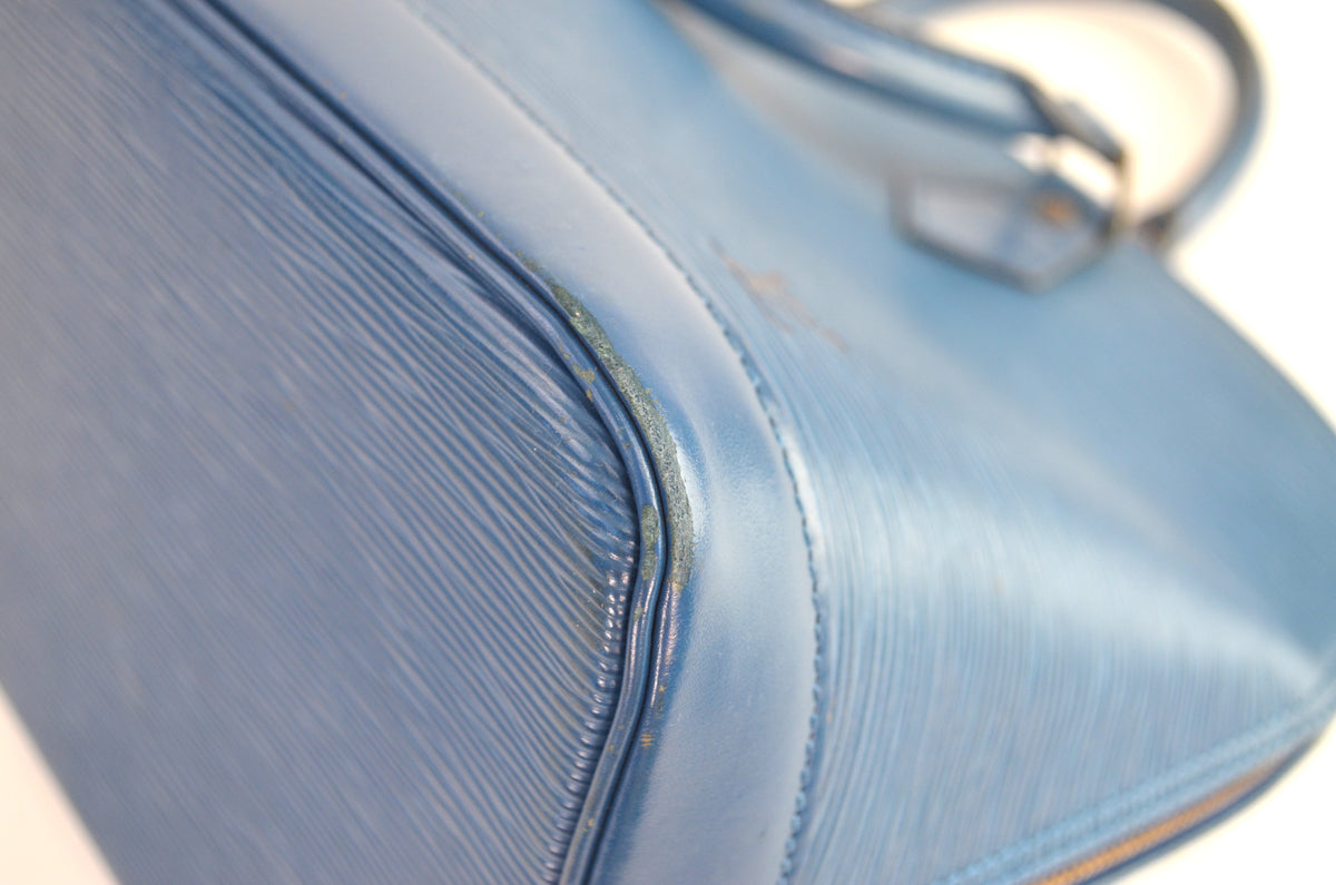 Louis Vuitton Alma Epi Leder Blau