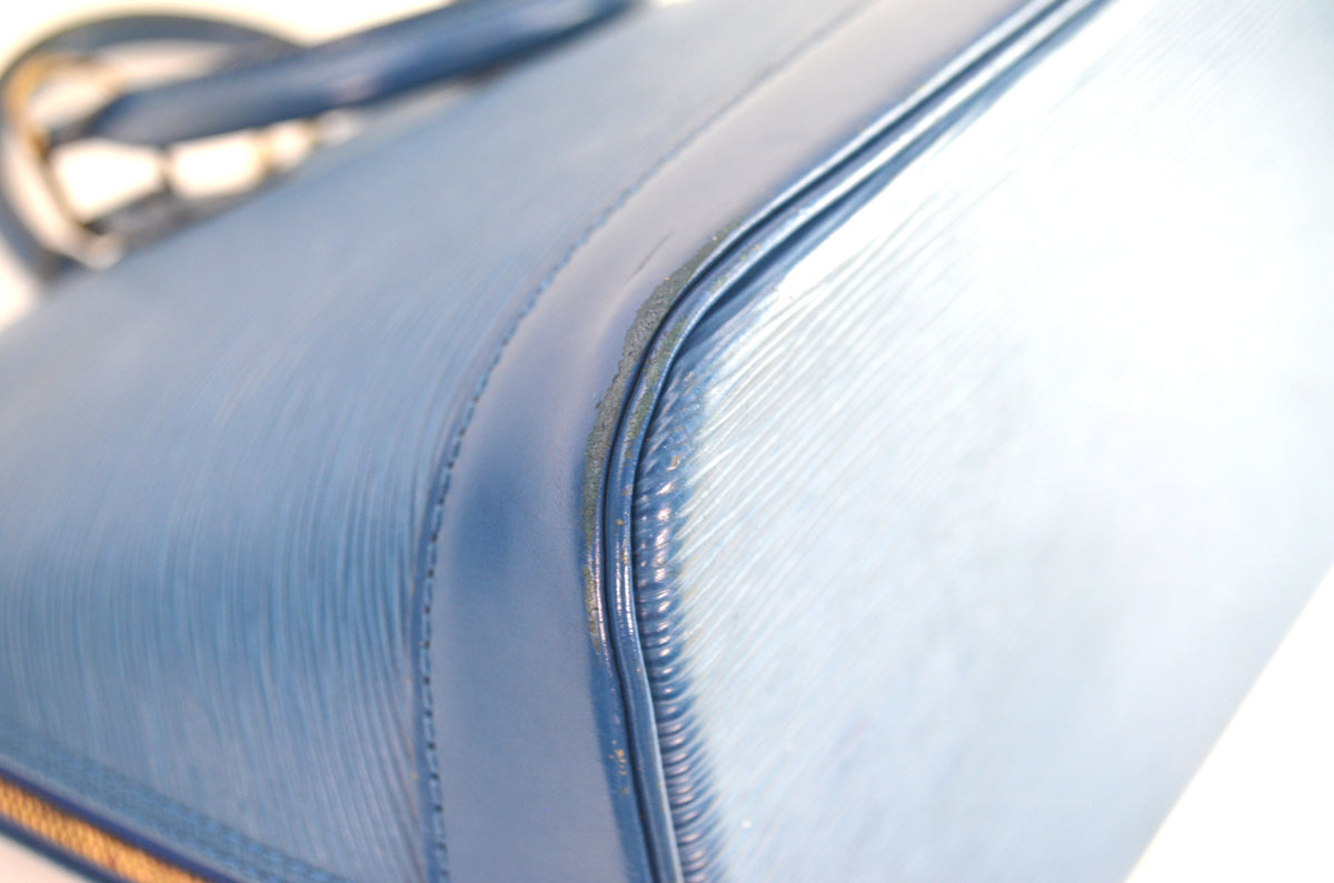 Louis Vuitton Alma Epi Leder Blau