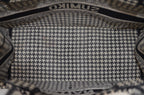 Dior Book Tote Large Houndstooth Schwarz Weiß