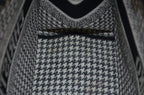 Dior Book Tote Large Houndstooth Schwarz Weiß