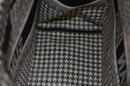 Dior Book Tote Large Houndstooth Schwarz Weiß