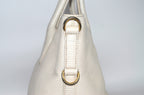 Prada Vitello Daino Tote Bag Weiß