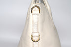 Prada Vitello Daino Tote Bag Weiß
