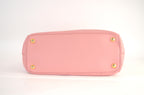 Prada Galleria Saffiano Lux Double Zip Tote Rosa