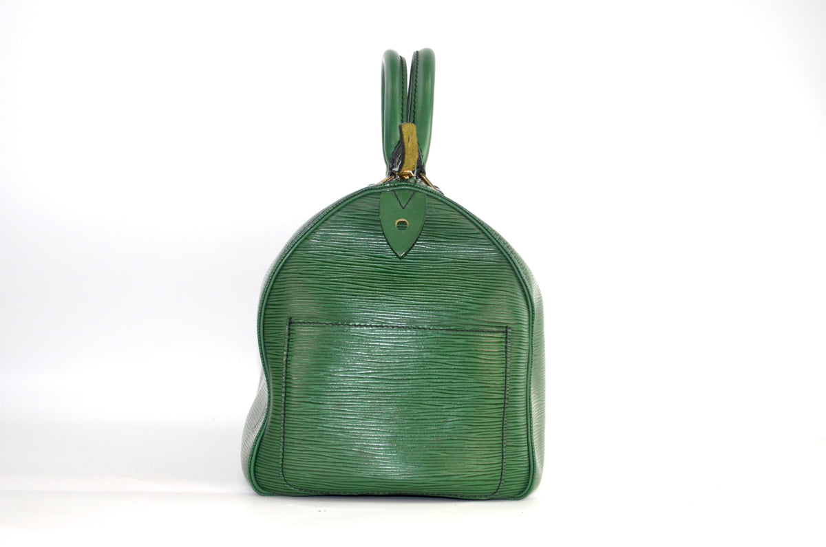 Louis Vuitton Speedy Epi Leder Grün