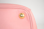 Prada Galleria Saffiano Lux Double Zip Tote Rosa