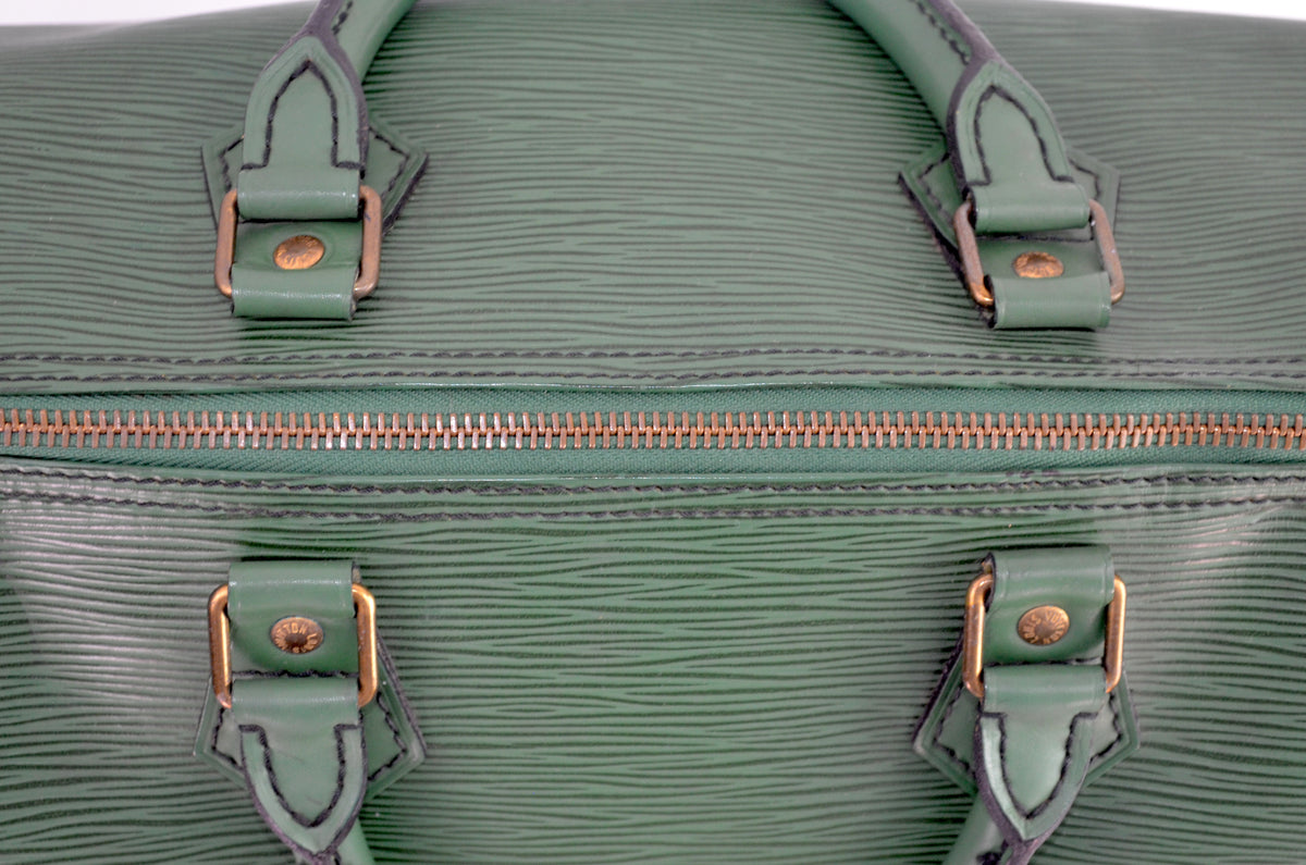 Louis Vuitton Speedy Epi Leder Grün
