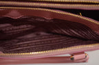 Prada Galleria Saffiano Lux Double Zip Tote Rosa