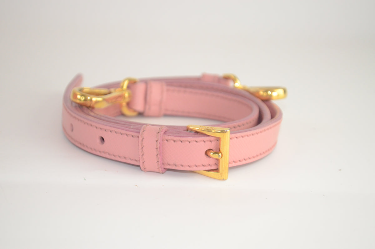 Prada Galleria Saffiano Lux Double Zip Tote Rosa