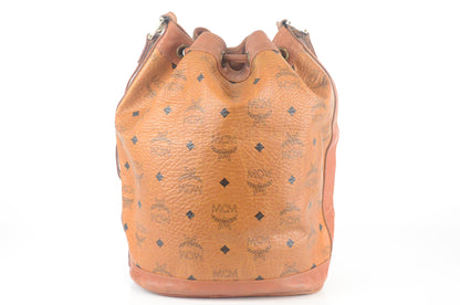 MCM Drawstring Bucket Bag