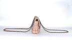 Prada Nappa Gaufre Small Chain Flap Bag Beige