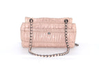 Prada Nappa Gaufre Small Chain Flap Bag Beige