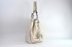 Gucci Sukey Tote Woven Raffia Creme